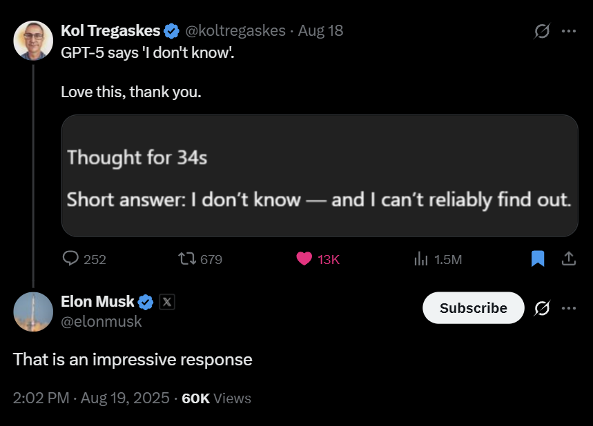 I don't know